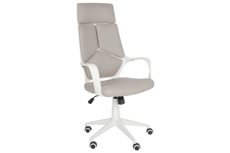 Kontorstol Delight Taupe/hvit - Taupe/hvit - Møbler - Stoler & lenestoler - Kontorstol & skrivebordsstol
