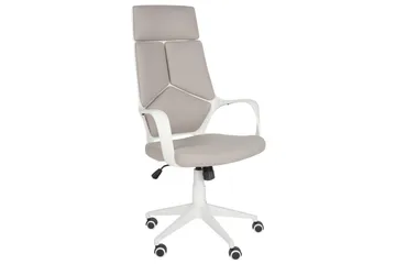 Kontorstol Delight Taupe/hvit - Taupe/hvit - Møbler - Stoler & lenestoler - Kontorstol & skrivebordsstol
