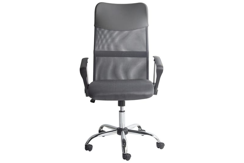 Kontorstol Design Grå/svart/sølv - Grå/svart/sølv - Møbler - Stoler & lenestoler - Kontorstol & skrivebordsstol