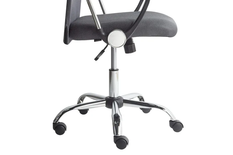Kontorstol Design Grå/svart/sølv - Grå/svart/sølv - Møbler - Stoler & lenestoler - Kontorstol & skrivebordsstol