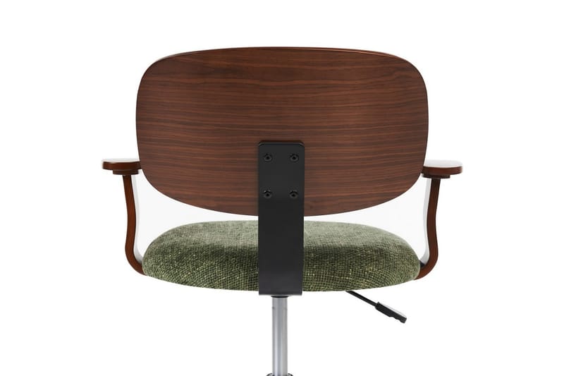 Kontorstol Gunnison - Grønt, mørkt treverk - Møbler - Stoler & lenestoler - Kontorstol & skrivebordsstol