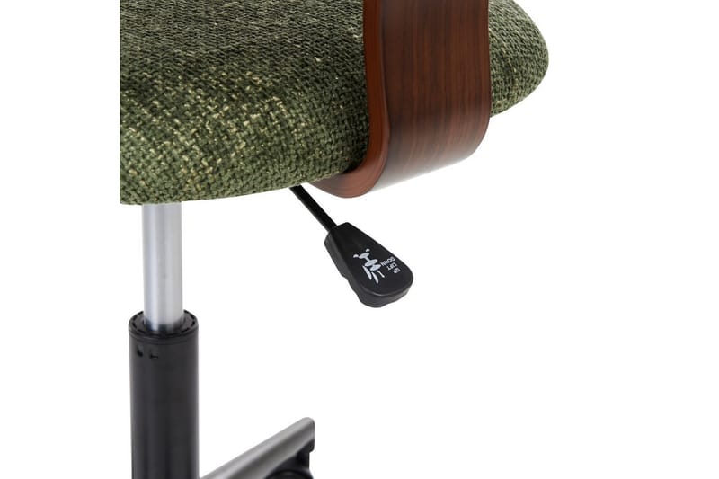 Kontorstol Gunnison - Grønt, mørkt treverk - Møbler - Stoler & lenestoler - Kontorstol & skrivebordsstol