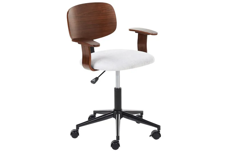 Kontorstol Gunnison, Mørkt tre, grått