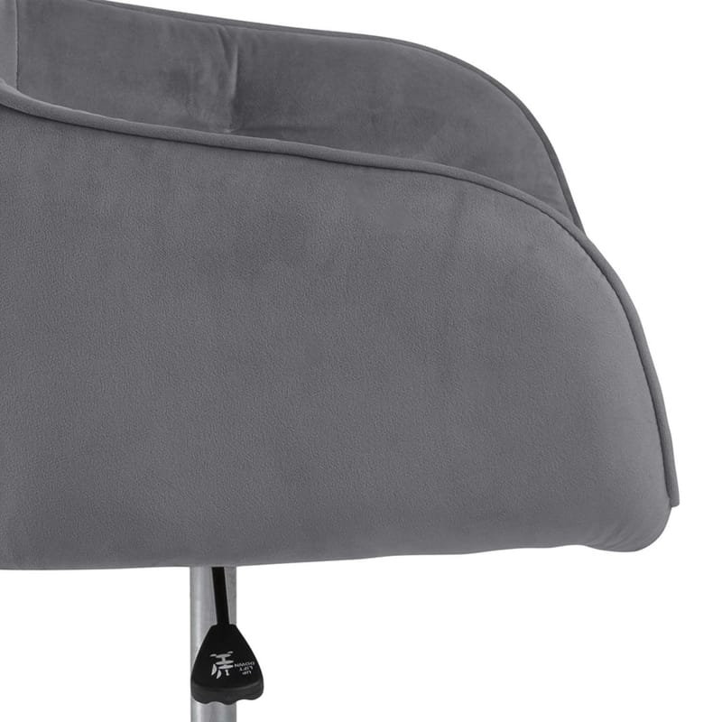 Kontorstol HOME4YOU Brooke Mørkegrå - Mørk grå - Møbler - Stoler & lenestoler - Kontorstol & skrivebordsstol