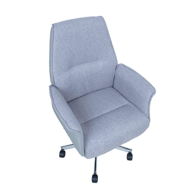 Kontorstol HOME4YOU Cady grå - Grå - Møbler - Stoler & lenestoler - Kontorstol & skrivebordsstol