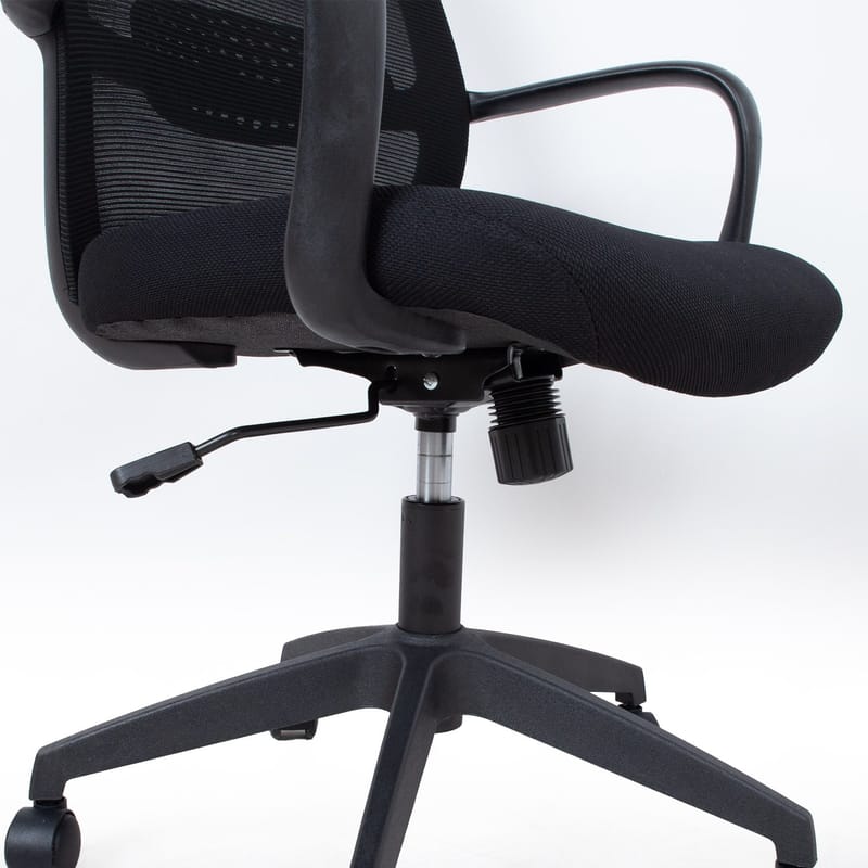 Kontorstol HOME4YOU Ciro Svart - svart - Møbler - Stoler & lenestoler - Kontorstol & skrivebordsstol