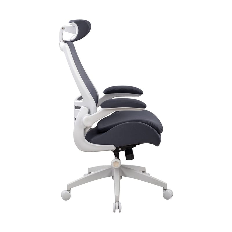 Kontorstol HOME4YOU Danica Mørkegrå/lysegrå - Mørkegrå / lysegrå - Møbler - Stoler & lenestoler - Kontorstol & skrivebordsstol