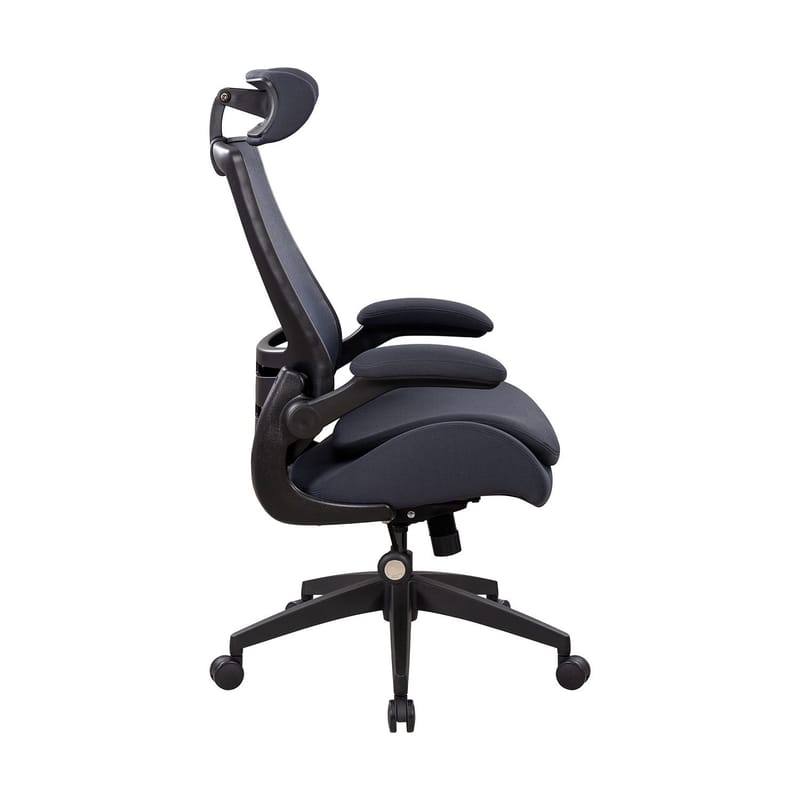 Kontorstol HOME4YOU Danica Mørkegrå/svart - Mørkegrå / svart - Møbler - Stoler & lenestoler - Kontorstol & skrivebordsstol