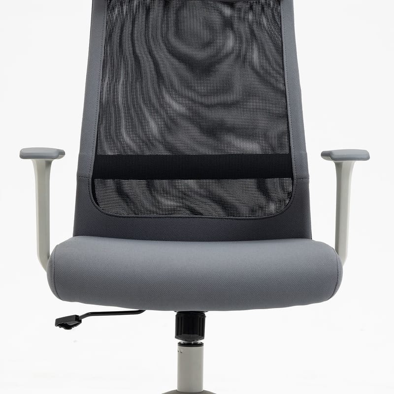 Kontorstol HOME4YOU Elmer Grå / Svart - Grå / svart - Møbler - Stoler & lenestoler - Kontorstol & skrivebordsstol