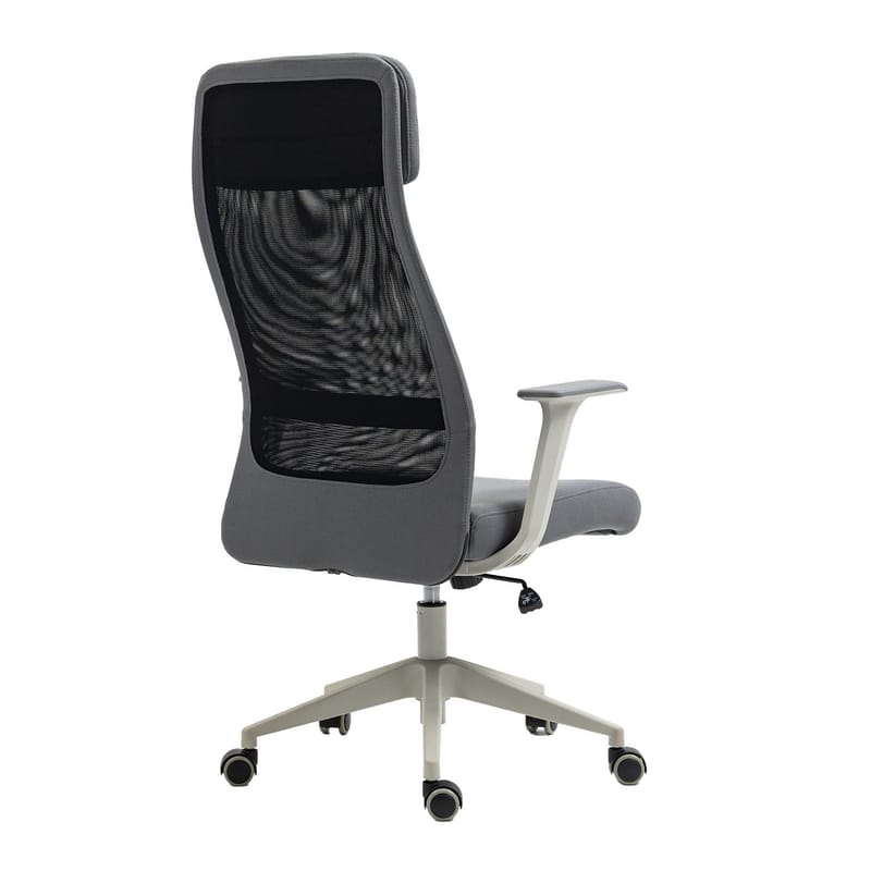 Kontorstol HOME4YOU Elmer Grå / Svart - Grå / svart - Møbler - Stoler & lenestoler - Kontorstol & skrivebordsstol