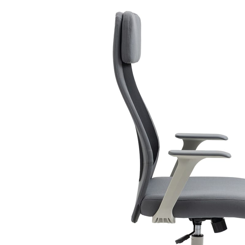 Kontorstol HOME4YOU Elmer Grå / Svart - Grå / svart - Møbler - Stoler & lenestoler - Kontorstol & skrivebordsstol