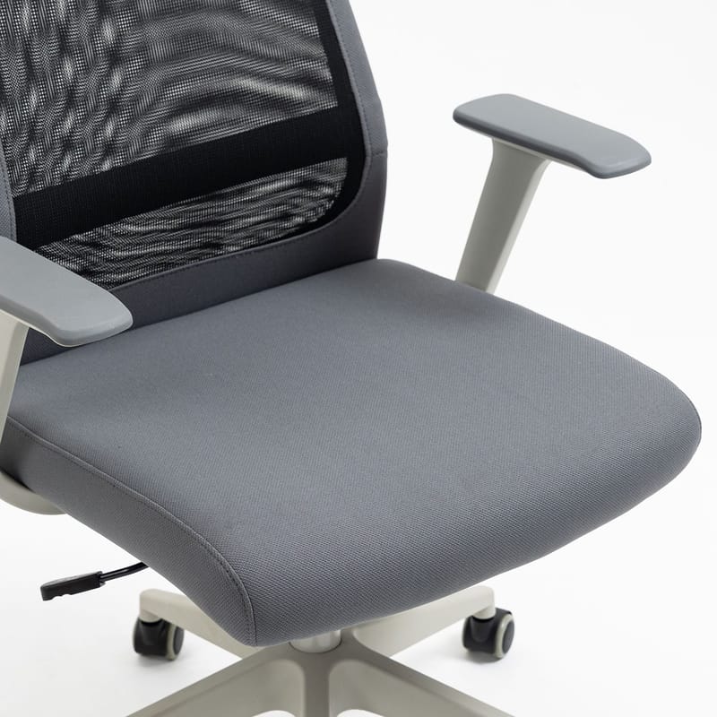 Kontorstol HOME4YOU Elmer Grå / Svart - Grå / svart - Møbler - Stoler & lenestoler - Kontorstol & skrivebordsstol