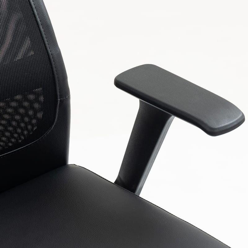 Kontorstol HOME4YOU Elmer Svart - Svart - Møbler - Stoler & lenestoler - Kontorstol & skrivebordsstol