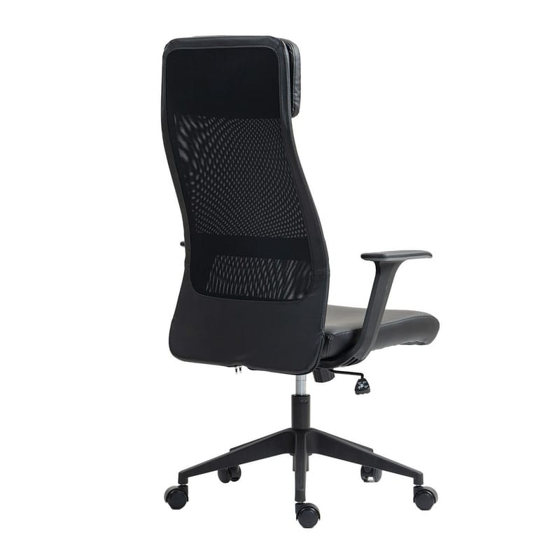 Kontorstol HOME4YOU Elmer Svart - Svart - Møbler - Stoler & lenestoler - Kontorstol & skrivebordsstol