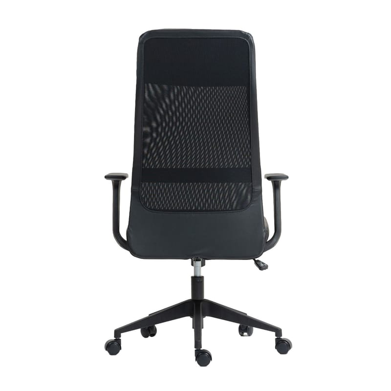 Kontorstol HOME4YOU Elmer Svart - Svart - Møbler - Stoler & lenestoler - Kontorstol & skrivebordsstol