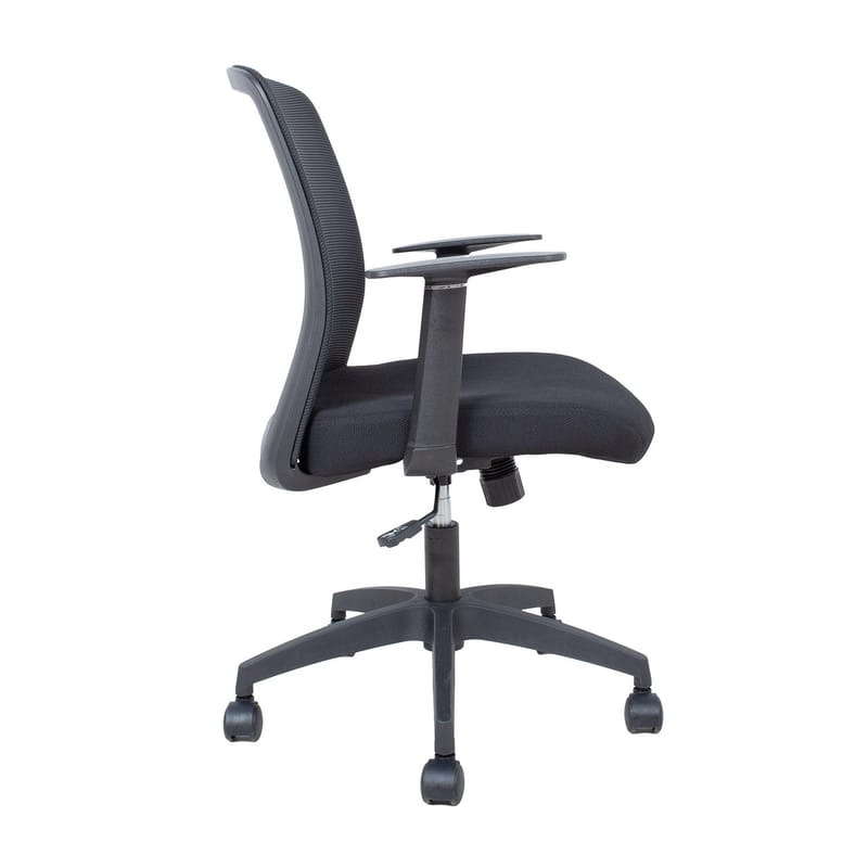 Kontorstol HOME4YOU Faro Svart - Svart - Møbler - Stoler & lenestoler - Kontorstol & skrivebordsstol