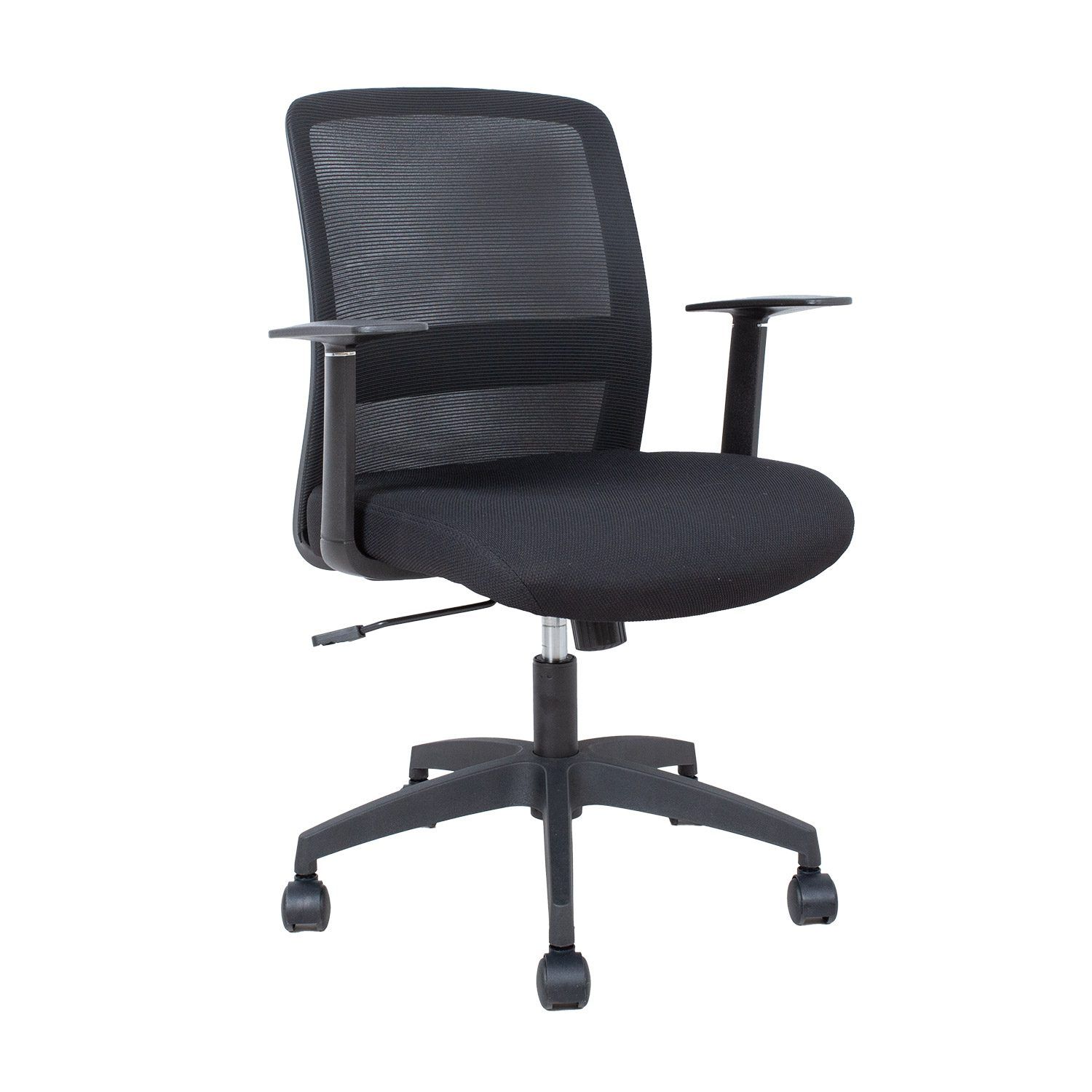 Kontorstol HOME4YOU Faro Svart - Svart