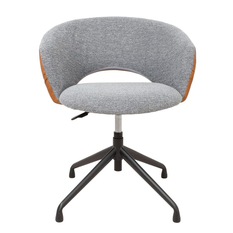 Kontorstol HOME4YOU Karina Uten hjul, beige/lysebrun - beige/lysebrun - Møbler - Stoler & lenestoler - Kontorstol & skrivebordsstol