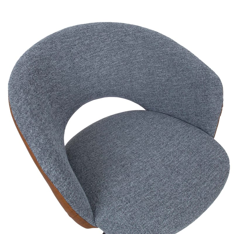 Kontorstol HOME4YOU Karina Uten hjul, grå/lysebrun - grå/lys brun - Møbler - Stoler & lenestoler - Kontorstol & skrivebordsstol