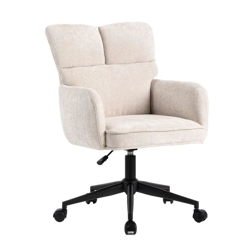 Kontorstol HOME4YOU Lorena Hvit, hvit