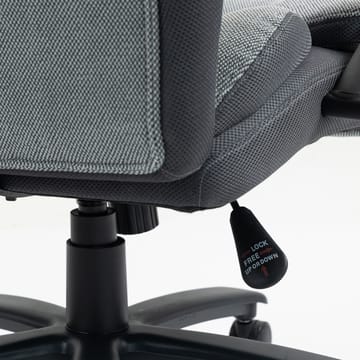 Kontorstol HOME4YOU Malone XXL Grå - Grå - Møbler - Stoler & lenestoler - Kontorstol & skrivebordsstol