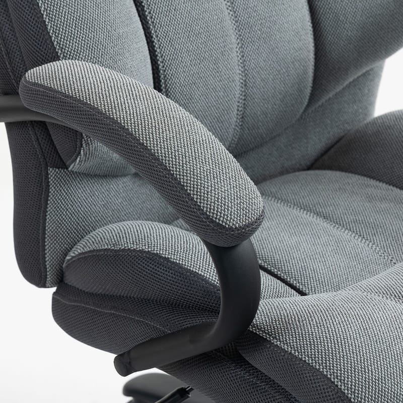 Kontorstol HOME4YOU Malone XXL Grå - Grå - Møbler - Stoler & lenestoler - Kontorstol & skrivebordsstol