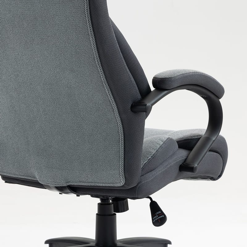 Kontorstol HOME4YOU Malone XXL Grå - Grå - Møbler - Stoler & lenestoler - Kontorstol & skrivebordsstol