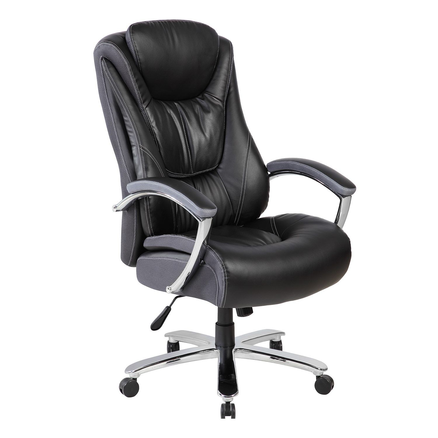 Kontorstol HOME4YOU Merlin xxl svart - svart