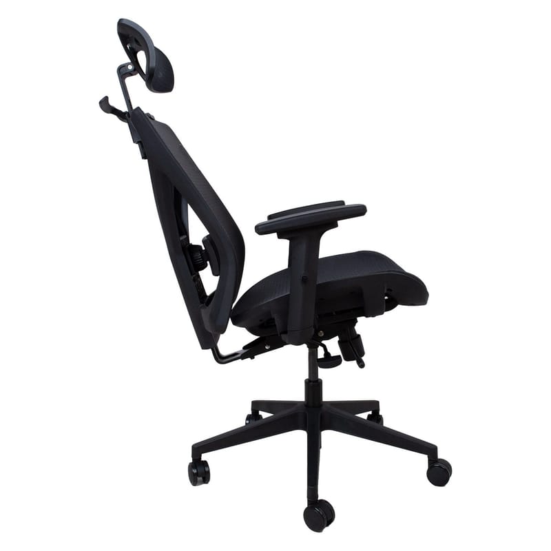 Kontorstol HOME4YOU Mike Svart mesh - Svart - Møbler - Stoler & lenestoler - Kontorstol & skrivebordsstol