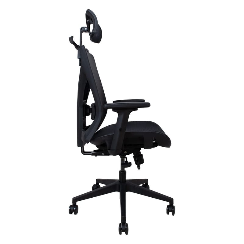 Kontorstol HOME4YOU Mike Svart mesh - Svart - Møbler - Stoler & lenestoler - Kontorstol & skrivebordsstol