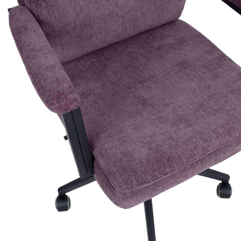 Kontorstol HOME4YOU Remy Fiolett - Fiolett - Møbler - Stoler & lenestoler - Kontorstol & skrivebordsstol