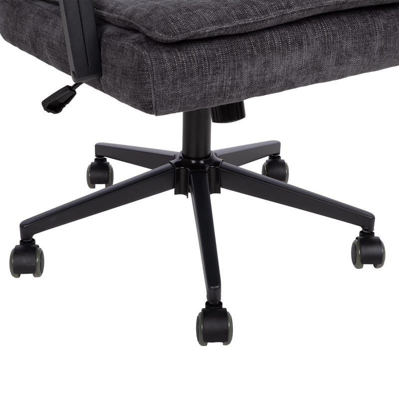 Kontorstol HOME4YOU Remy Mørkegrå - Mørk grå - Møbler - Stoler & lenestoler - Kontorstol & skrivebordsstol