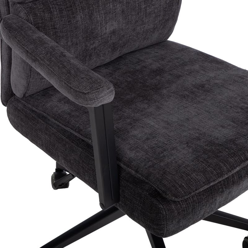 Kontorstol HOME4YOU Remy Mørkegrå - Mørk grå - Møbler - Stoler & lenestoler - Kontorstol & skrivebordsstol