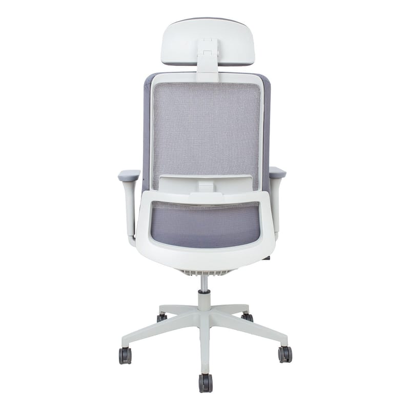 Kontorstol HOME4YOU Santo Grått meshstoff - Grå - Møbler - Stoler & lenestoler - Kontorstol & skrivebordsstol