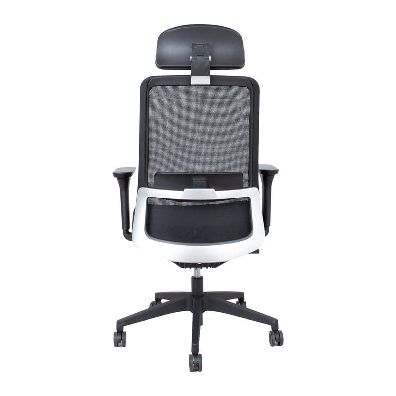 Kontorstol HOME4YOU Santo Svart meshstoff - Svart - Møbler - Stoler & lenestoler - Kontorstol & skrivebordsstol