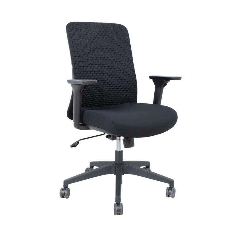 Kontorstol HOME4YOU Severo Svart, svart