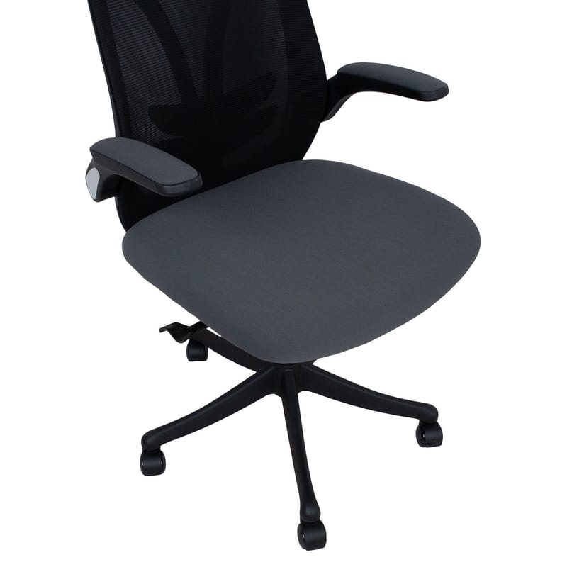 Kontorstol HOME4YOU Tandy Grå/svart - Grå/svart - Møbler - Stoler & lenestoler - Kontorstol & skrivebordsstol