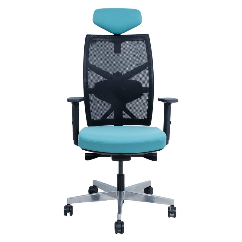 Kontorstol HOME4YOU Tune Blågrønn/svart - Blågrønn/svart - Møbler - Stoler & lenestoler - Kontorstol & skrivebordsstol