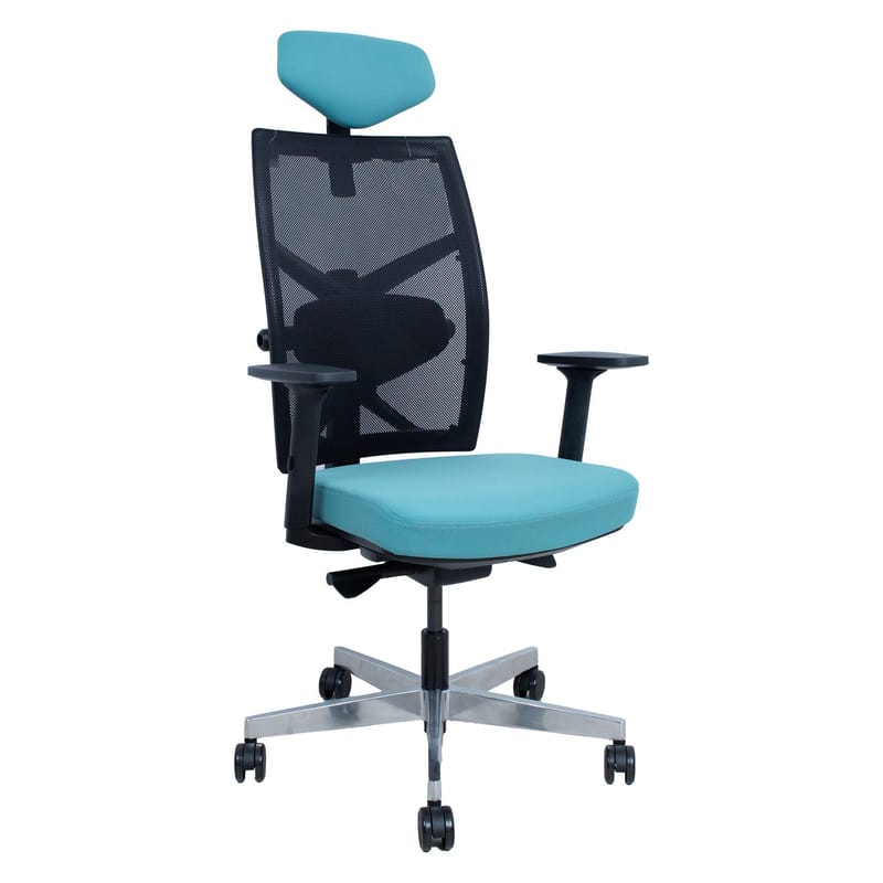 Kontorstol HOME4YOU Tune Blågrønn/svart, Blågrønn/svart