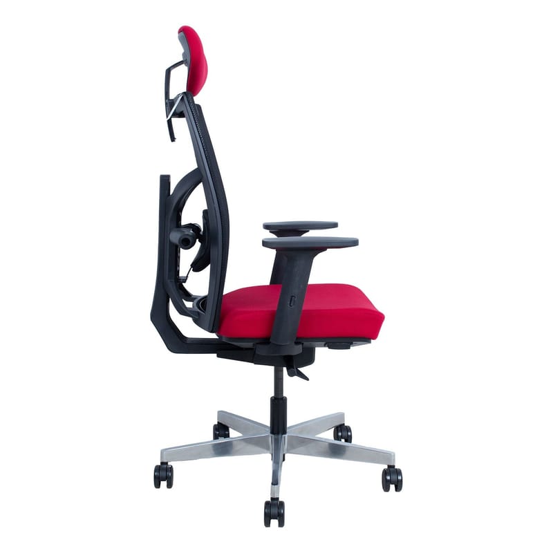 Kontorstol HOME4YOU Tune Mørkerød/svart - mørkerød/svart - Møbler - Stoler & lenestoler - Kontorstol & skrivebordsstol