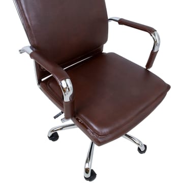 Kontorstol HOME4YOU Ultra 106,5–116,5 cm Brun - brun - Møbler - Stoler & lenestoler - Kontorstol & skrivebordsstol