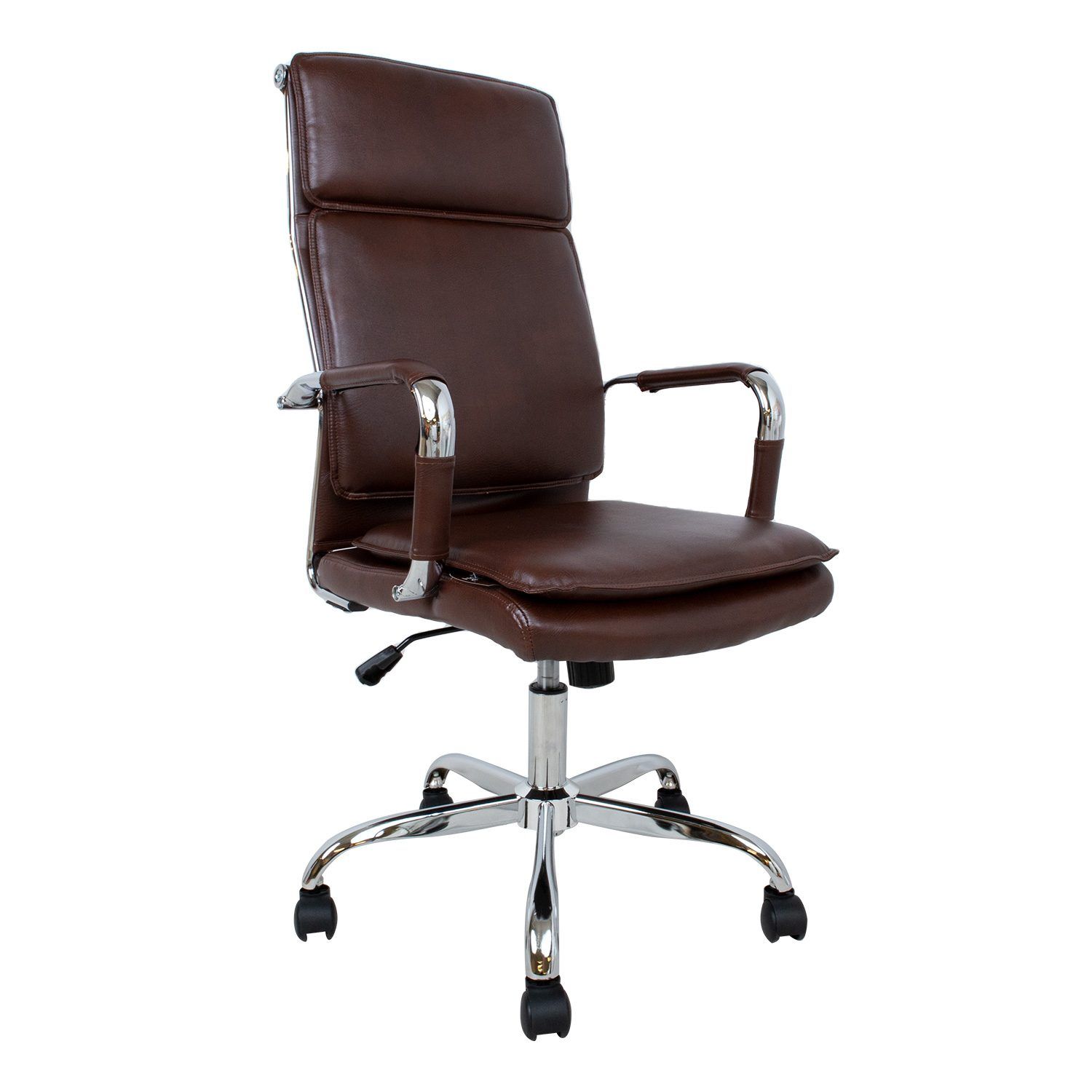 Kontorstol HOME4YOU Ultra 106,5–116,5 cm Brun - brun