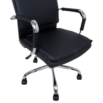 Kontorstol HOME4YOU Ultra 106,5–116,5 cm Svart - svart - Møbler - Stoler & lenestoler - Kontorstol & skrivebordsstol