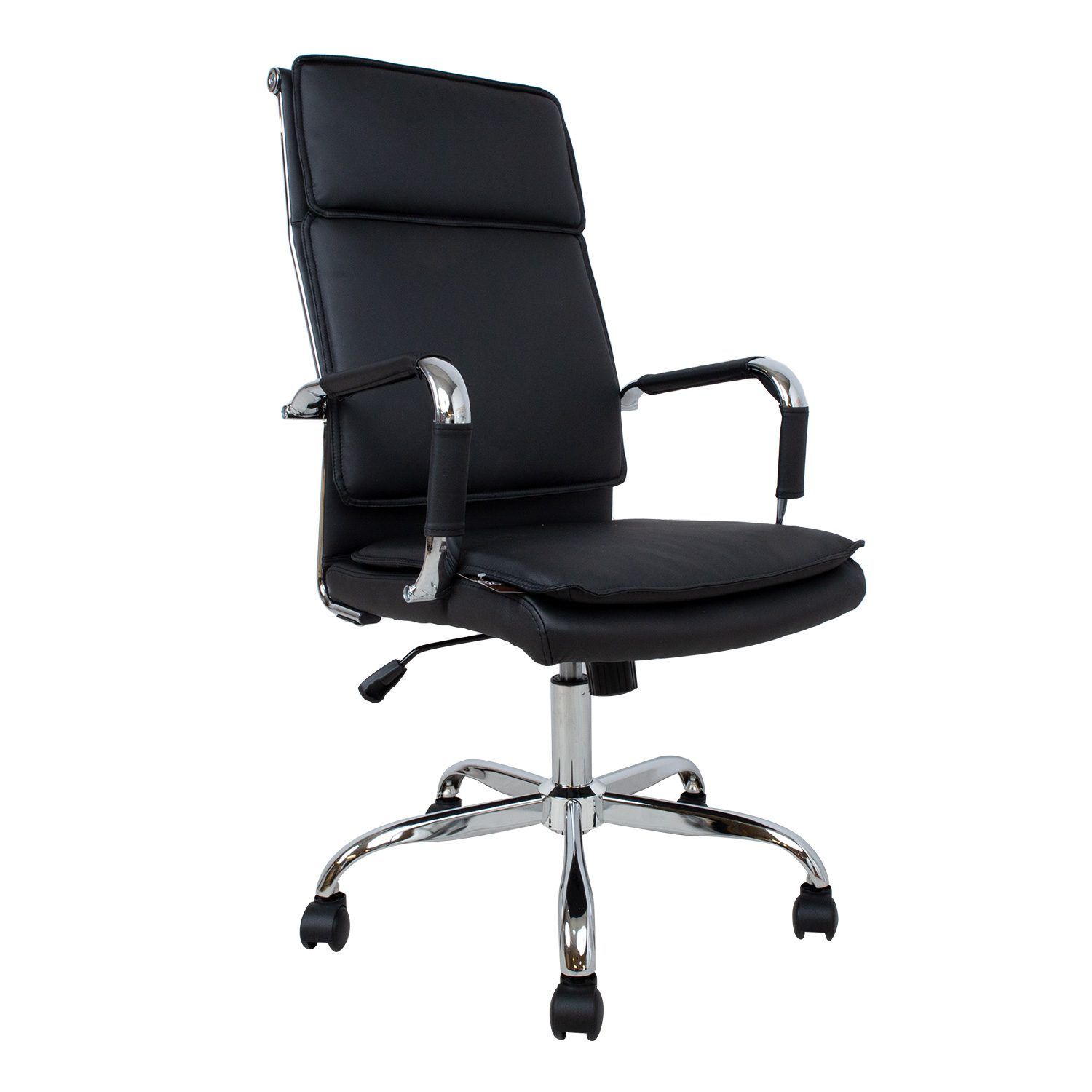 Kontorstol HOME4YOU Ultra 106,5–116,5 cm Svart - svart