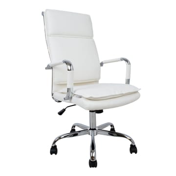 Kontorstol HOME4YOU Ultra 54,5x60x106,5-116,5 cm hvit - hvit - Møbler - Stoler & lenestoler - Kontorstol & skrivebordsstol