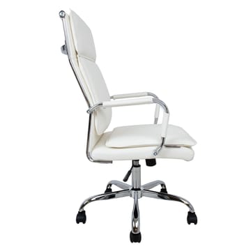Kontorstol HOME4YOU Ultra 54,5x60x106,5-116,5 cm hvit - hvit - Møbler - Stoler & lenestoler - Kontorstol & skrivebordsstol