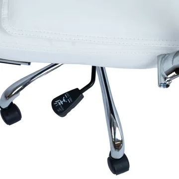 Kontorstol HOME4YOU Ultra 54,5x63x94–104 cm Hvit - hvit - Møbler - Stoler & lenestoler - Kontorstol & skrivebordsstol
