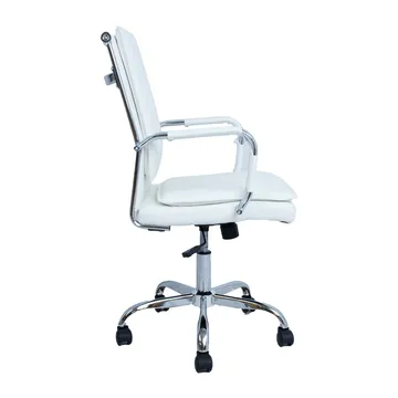 Kontorstol HOME4YOU Ultra 54,5x63x94–104 cm Hvit - hvit - Møbler - Stoler & lenestoler - Kontorstol & skrivebordsstol