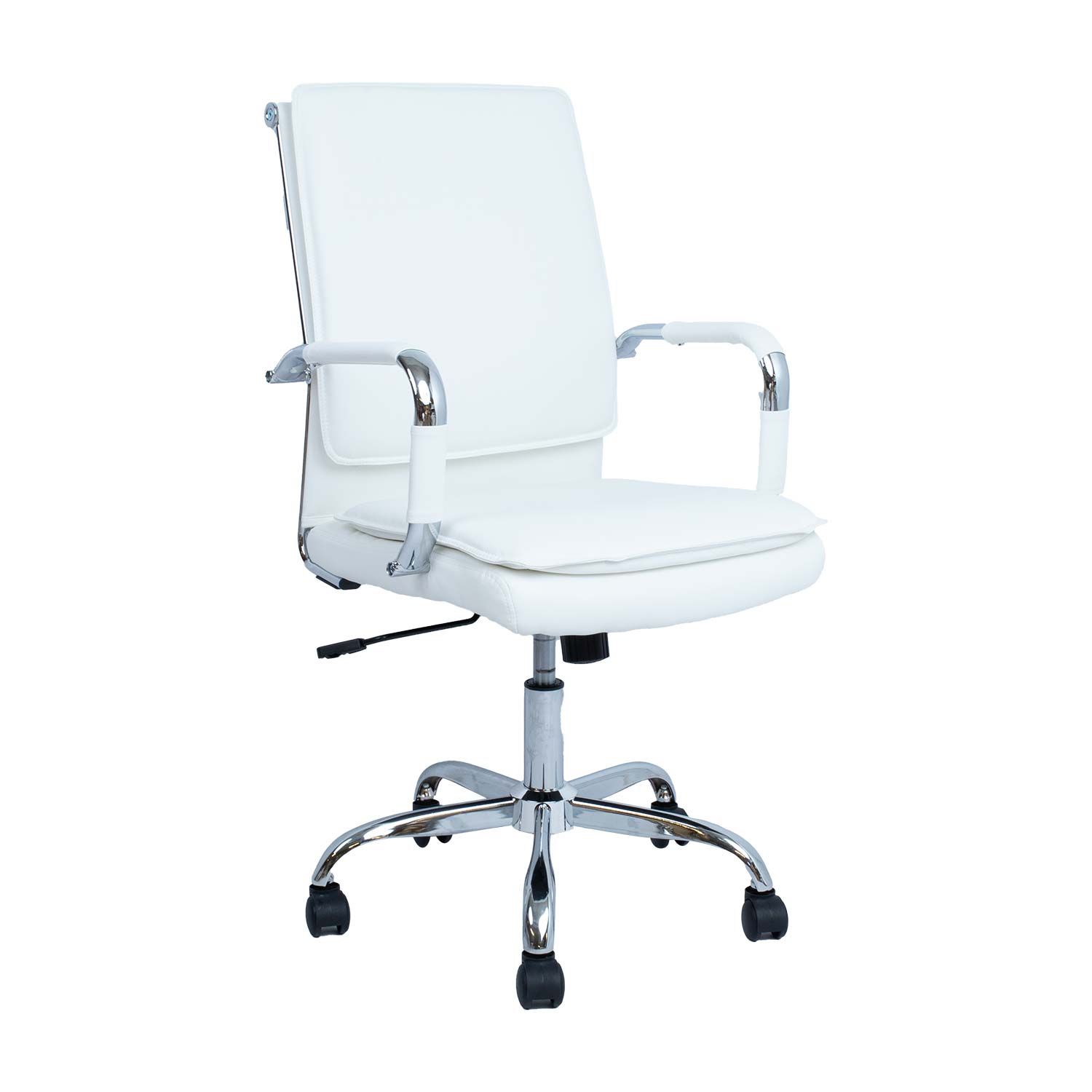 Kontorstol HOME4YOU Ultra 54,5x63x94–104 cm Hvit - hvit