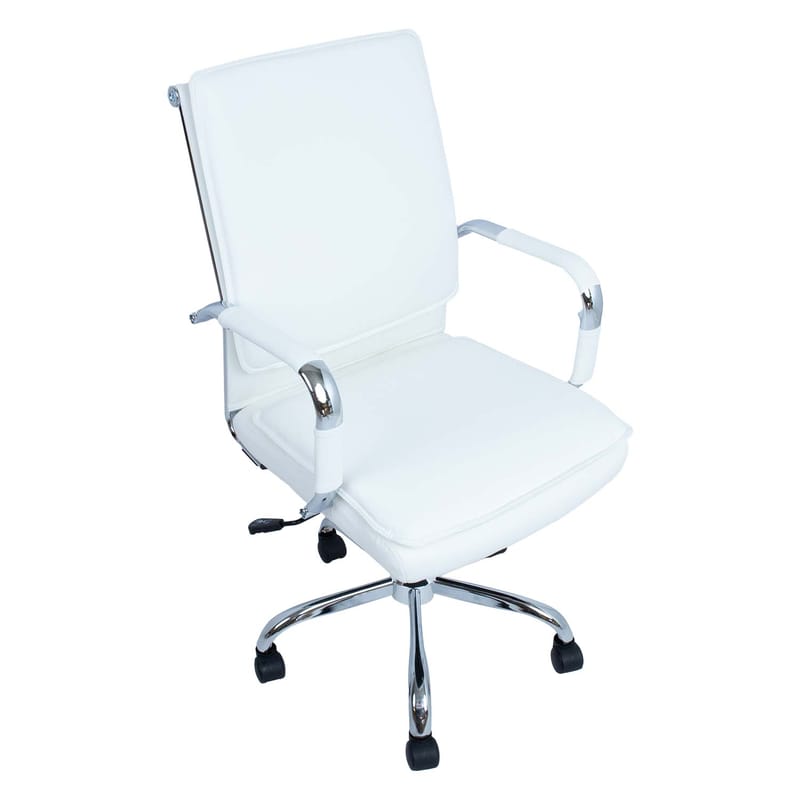 Kontorstol HOME4YOU Ultra 54,5x63x94–104 cm Hvit - hvit - Møbler - Stoler & lenestoler - Kontorstol & skrivebordsstol